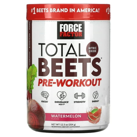 Force Factor Total Beets®, Pre-Workout, Watermelon, 12.5 oz (354 g)