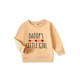 thumbnail image 1 of Nituyy Toddler Girl Sweatshirts Long Sleeve Round Neck Letter Embroidery Pullovers Spring Tops, 1 of 6