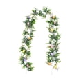 thumbnail image 3 of Guirnalda artificial de Pascua, guirnalda verde con huevos de Pascua, guirnalda floral para B, 3 of 9