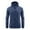 Dark Blue, variant on Stamzod UV Long Sleeve Shirt Men Summer Solid Color Zip Up Fishing Shirt for Outdoor Athletic Running with Pocket Casual Loose Plus Size Rash Guard for Men Dark Gray XXXXL