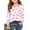 #A23-Pink, variant on XADYUY Kids Long Sleeve Shirt Girls 10-12 Trendy Butterfly Graphic Crewneck Shirts for Kids Girls Winter Basic Top for Girls Cute Blouses for Girls 7-8 Years,Blue