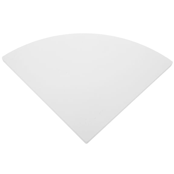 HEATSHAKING Corner Shelf White PVC - Simple and Strong Storage for Home Use