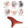 thumbnail image 4 of Wooden Foot Massager for Acupressure & Pain Relief, Handheld Triangle-Style Reflexology Tool for Feet, Legs, Hands, and Body Muscle Therapy, Natural Wood Massage Stick (1* Massager), 4 of 5