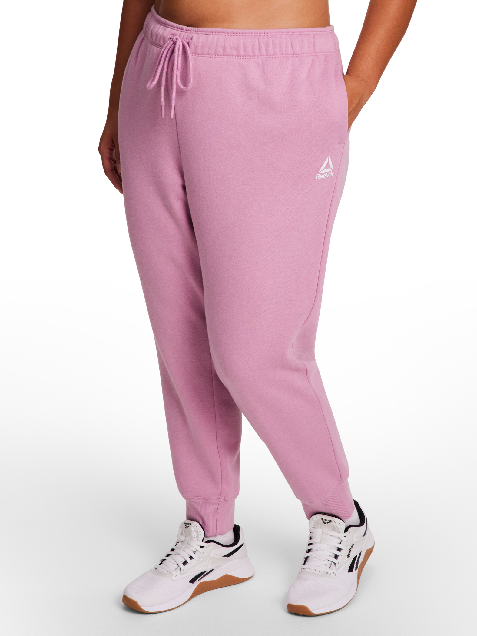 Reebok Women's and Women's Plus Game Day Fleece Jogger Pants, Sizes XS-4X