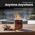 thumbnail image 5 of GasOne Firepit Fuel – Safe Wick Fuel for Fire Pit 8-Pack – Portable Fire Pit with 4 Wicks and 3 Hours Burn Time Per Canister, 5 of 6
