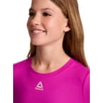 thumbnail image 5 of Reebok Girl's Legacy Side Ruched Long Sleeve Performance Top, Sizes 4-18, 5 of 8