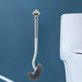 thumbnail image 4 of Curved Toilet Brush, Bathroom Cleaning Scrub Brush with Long Handle, Hanging Portable Toilet Bowl Brush, Toilet Cleaning Brushes Bathroom Accessories, 4 of 6