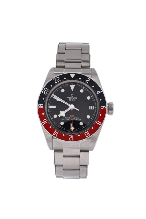 Pre-Owned Heritage Black Bay GMT Automatic Watch Stainless Steel 41 By Rebag