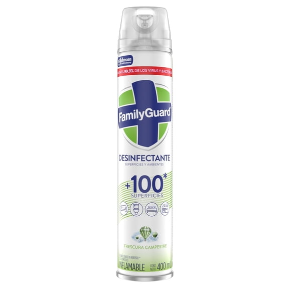Desinfectante Family Guard frescura campestre en aerosol 400 ml