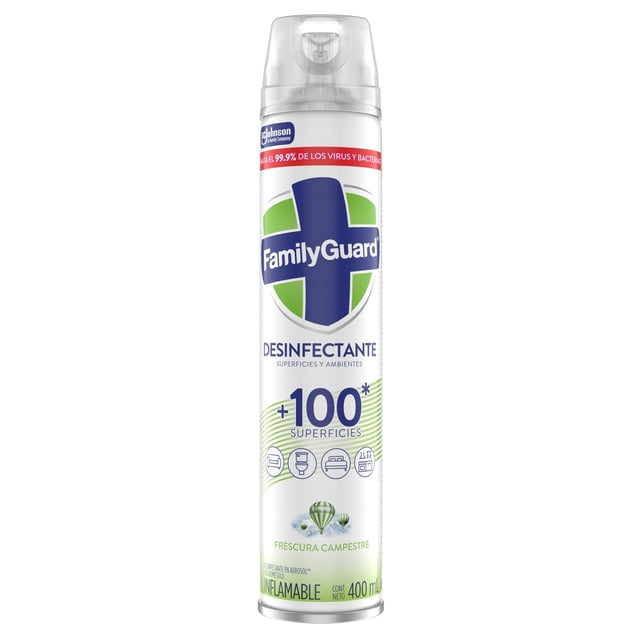 Desinfectante Family Guard frescura campestre en aerosol 400 ml