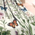 thumbnail image 3 of Pioneer Flower and Butterfly Blanket,Comfortable Soft Flannel Throw Blanket,All Season,Warm Lightweight Blankets for Sofa Bed Couch Living Room Chair,60"x80"(150x200cm), 3 of 4