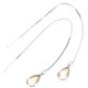 thumbnail image 1 of WHAMVOX 1Par Aretes Colgantes De Piedra Lunar En Cobre Dorado Para Uso Decorativo, 1 of 8