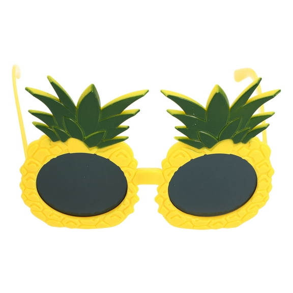 1 Pair Summer Party Pineapple Sunglasses Hawaiian Funny Eyeglasses Fruit Shaped Party Supplies For Luau Costume And Tropical Theme Decorations