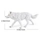 thumbnail image 3 of Simulación Mundo Animal Simulación Lobo Blanco Modelo Lobo Estático Hecho a Mano Adorno Set Modelo 1PC, 3 of 6