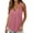P Pink, variant on Womens V-Neck Tank Top Solid Sleeveless Summer Casual T-Shirt Blouse Shell Vest Top Lightweight Soft Daily Tee XXL