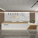 thumbnail image 3 of Cashiers Reception Desk Counter Front Gaming Vanity Service Desk Lectern Executive Scrivania Ufficio Lavoro Salon Furniture My Lux Decor Round, 3 of 7