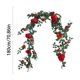 thumbnail image 3 of Guirnalda de Enredaderas de Rosas Artificiales de 180 cm, Decoración Colgante de Flores Falsas con Hojas Verdes para Bodas, Jardines, Uso en Interiores y Exteriores, 3 of 6