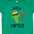 thumbnail image 4 of Inktastic Cinco De Mayo Let's Fiesta Cute Cactus with Sombrero Boys or Girls Baby Bodysuit, 4 of 5