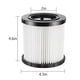 thumbnail image 4 of 2PCS Vacuum Hepa Replacement Filter for DCV580 DCV581H DCV5801H Wet/Dry Vacuum, Washable and Reusable, 4 of 5