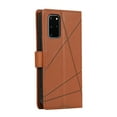 thumbnail image 4 of Nalacover Case for Samsung Galaxy S20 - Card Holder PU Leather Flip Wallet Cover with Magnetic Clasp Stand Hand Strap, Soft TPU Inner Shockproof Anti-Scratches Case for Galaxy S20, Brown, 4 of 10
