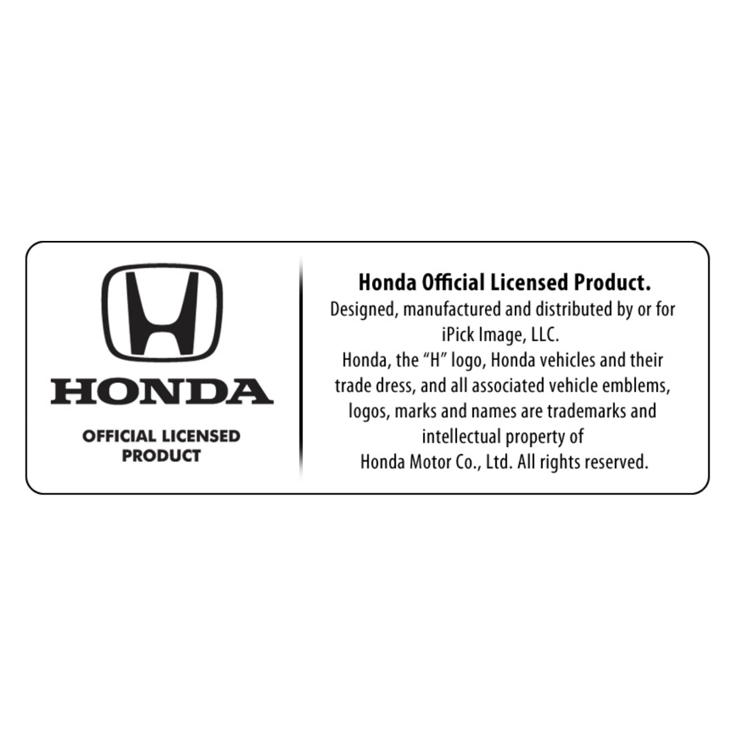 Honda Civic Real Black Carbon Fiber Loop Strap Key Chain with Red Stitching