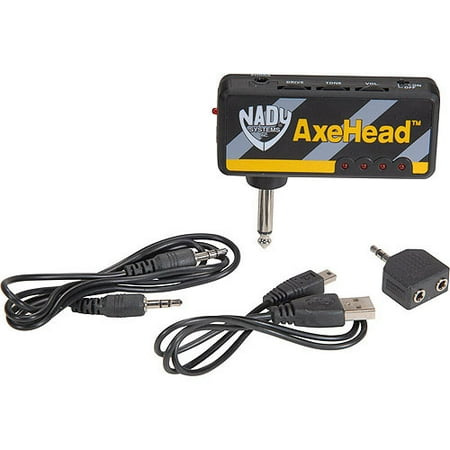 Nady AXEHEAD Mini Headphone Guitar Amp Up To 15 Hours Play Time