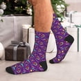 thumbnail image 7 of Vsdgher Retro 80s Style Unisex Crew Socks Lightweight Breathable Ventilation Ankle Socks, Mid-calf socks for Daily, 7 of 7