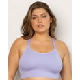 thumbnail image 5 of Smooth Seamless Comfort Wireless Longline Bra - Lavender Mist, 5 of 7