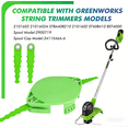 thumbnail image 2 of 2900719 Trimmer Replacement Blades Compatible with Greenworks 2101602 2101602A STBA40B210 2101602 ST40B410 BST4000 String Trimmer 18 Pack, 2 of 10