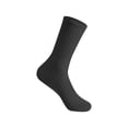 thumbnail image 2 of 1 Pair Non Binding Loose Fit Ankle Socks Wide Thin Crew Socks with No Elastic Top for Men & Women Plus Size, 2 of 6