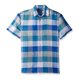 thumbnail image 1 of Perry Ellis - Camisa con botones a cuadros de búfalo para hombre, azul, grande Perry Ellis  Botones al frente, 1 of 2