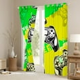 thumbnail image 3 of Erosebridal Gamer Blackout Curtains Teens,Video Game Curtains & Drapes,Gaming Window Curtains Gamer Room Decor,Yellow Green Gamepad Controller Window Treatments, 3 of 6