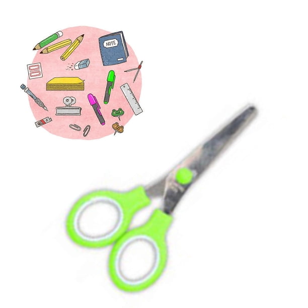 Student Scissors Stainless Steel Sharpness Blades Ergonomic Handle Craft Scissors Sewing Scissors for Handicrafts