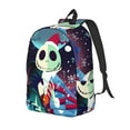 thumbnail image 1 of Goofa The Nightmare Before Christmas Pattern Durable Canvas Daypack - High-Quality Vintage Backpack, Compact & Versatile for Travel and Everyday Use-Medium, 1 of 5