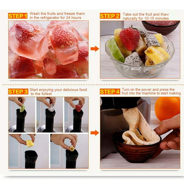 Turns fruit into ice cream hot sale