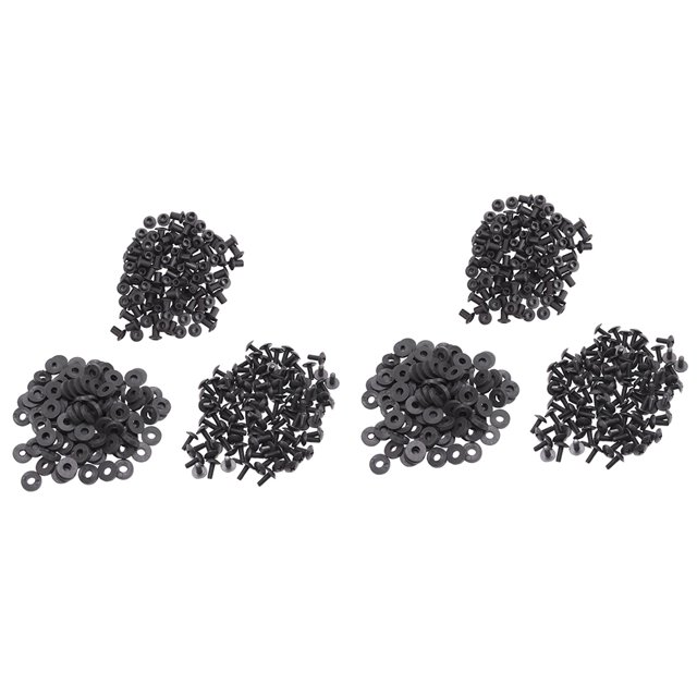 200Pcs Lok Screw Set Chicago Screw Comes with Washer for DIY Kydex Sheath Hand Tool Parts