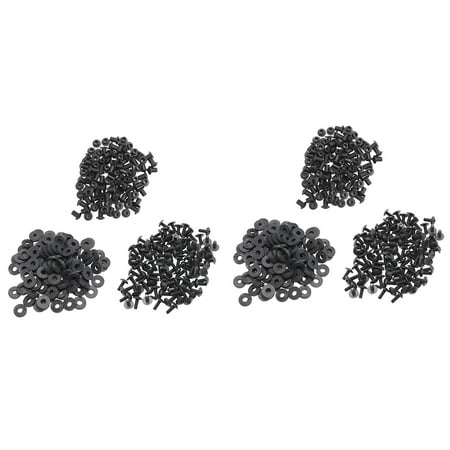 

200Pcs Lok Screw Set Chicago Screw Comes with Washer for DIY Kydex Sheath Hand Tool Parts