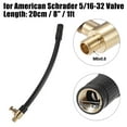 thumbnail image 3 of Adaptador de manguera de bomba de aire para inflador de neum?ticos de 8 ", extensi?n con bloqueo, conexi?n de tubo de portabrocas para v?lvula est?ndar americana con v?lvula de liberaci?n de aire para autom?vil, bicicleta de monta?a, motocicleta Unique Bargains mandriles de llantas, 3 of 7