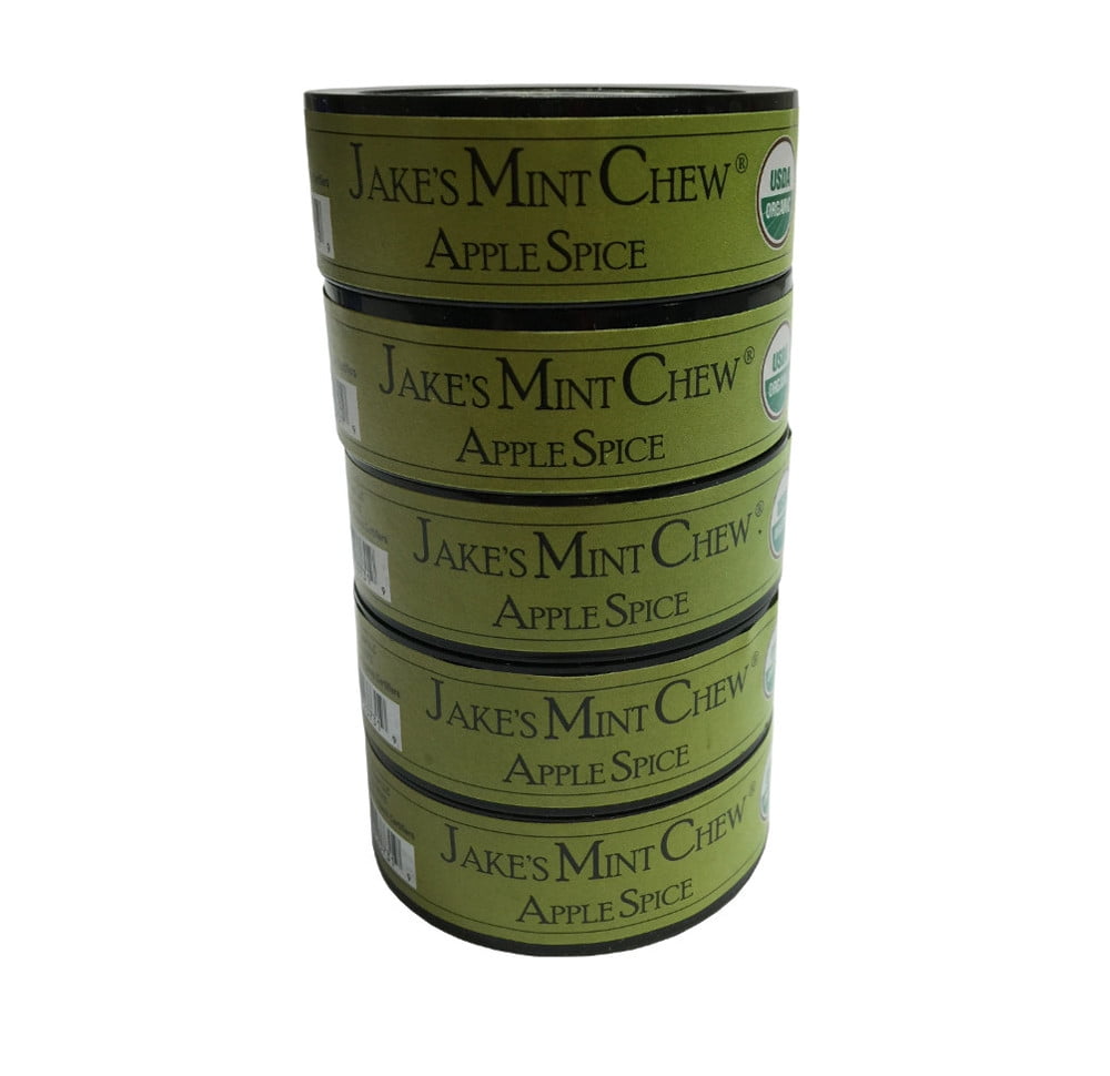 Jake's Mint Chew - Apple Spice - 5ct Tobacco & Nicotine Free!