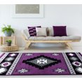 thumbnail image 2 of United Weavers Bristol Caliente Plum Area Rug 5'3 x 7'6, 2 of 3