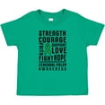thumbnail image 3 of Inktastic Cerebral Palsy Awareness Strength Support and Courage Boys or Girls Baby T-Shirt, 3 of 5