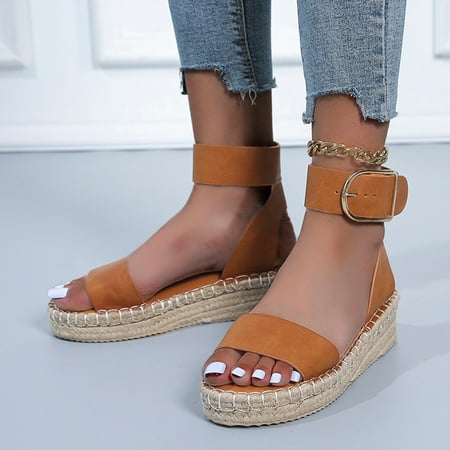 

Christmas Fashion Women s Casual Shoes Breathable Thick-soled Wedges Leisure Sandals