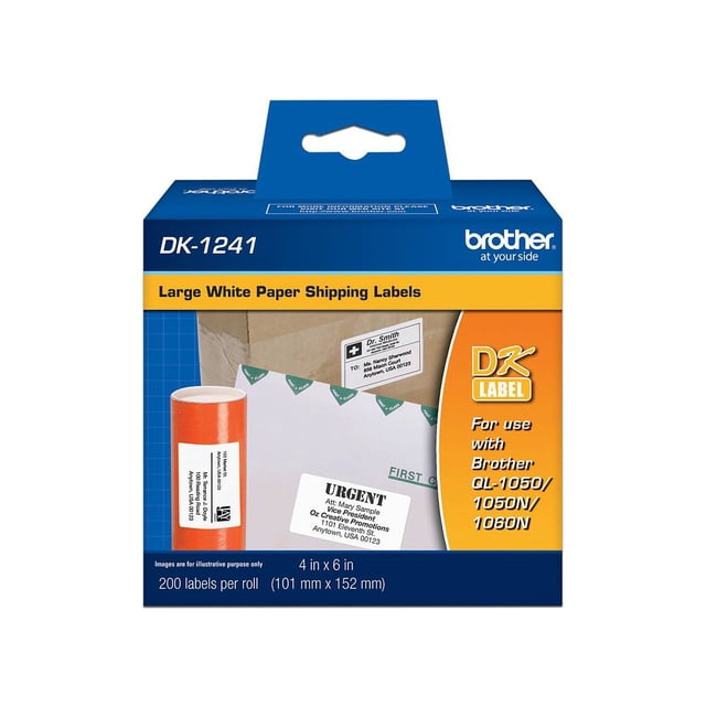 Cinta de impresión Brother DK1241 etiqueta Precordada 101 x 152 mm Brother