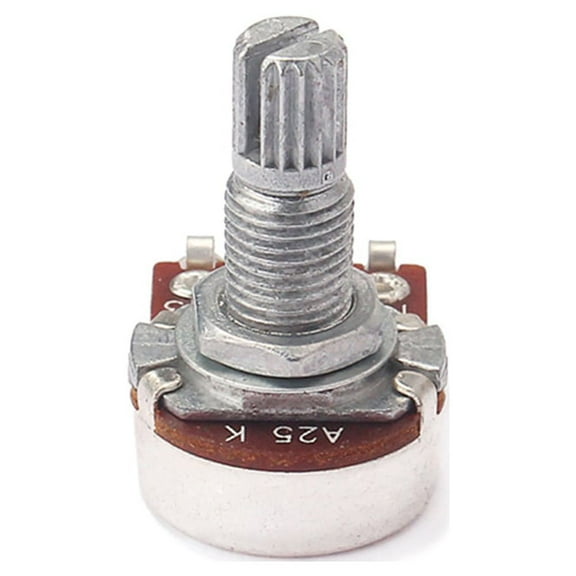 OUNONA A25k OHM Audio POTS Guitar Potentiometers 18mm Shaft Volume and Tone Controls