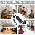 thumbnail image 2 of IFANLANDOR usb port adapter USB Hub ABS Black for Desktop Users 1Set, 2 of 8
