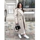 thumbnail image 4 of Gabardina Pea Coat Flygo para mujer con doble botonadura, color avena, 4 of 7