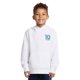 thumbnail image 1 of Sudadera con capucha Messi para niño, manga larga, fleece blanco, 1 of 4