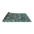 thumbnail image 2 of Ahgly Company Indoor Round Oriental Light Blue Industrial Area Rugs, 6' Round, 2 of 4