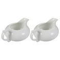 thumbnail image 4 of HLONK 2Pcs Sauce Container Sauce Boat Coffee Ceramic Sauce Cup Ceramic Gravy Boat Gravy Container, 4 of 7