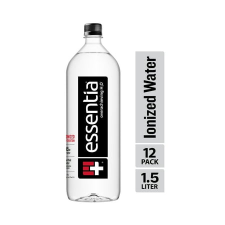 Essentia Water 15 Liter Bottles 12 Pack Ionized And Alkaline Hydration Mineral Infused With 95 Ph Or Higher Electrolytes For Taste Pure
